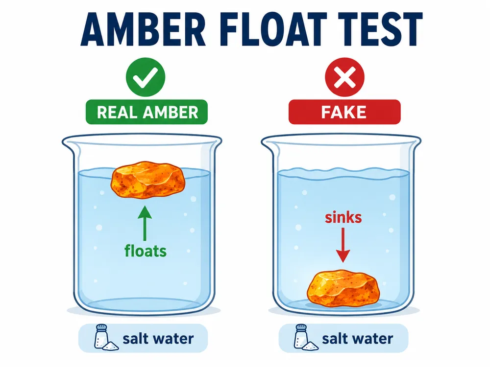How to spot fake Amber at a glance
