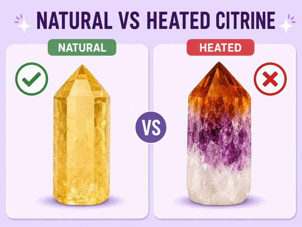 How to spot fake Citrine at a glance