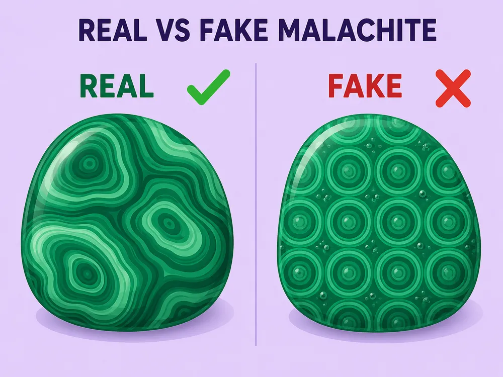 How to spot fake Malachite at a glance