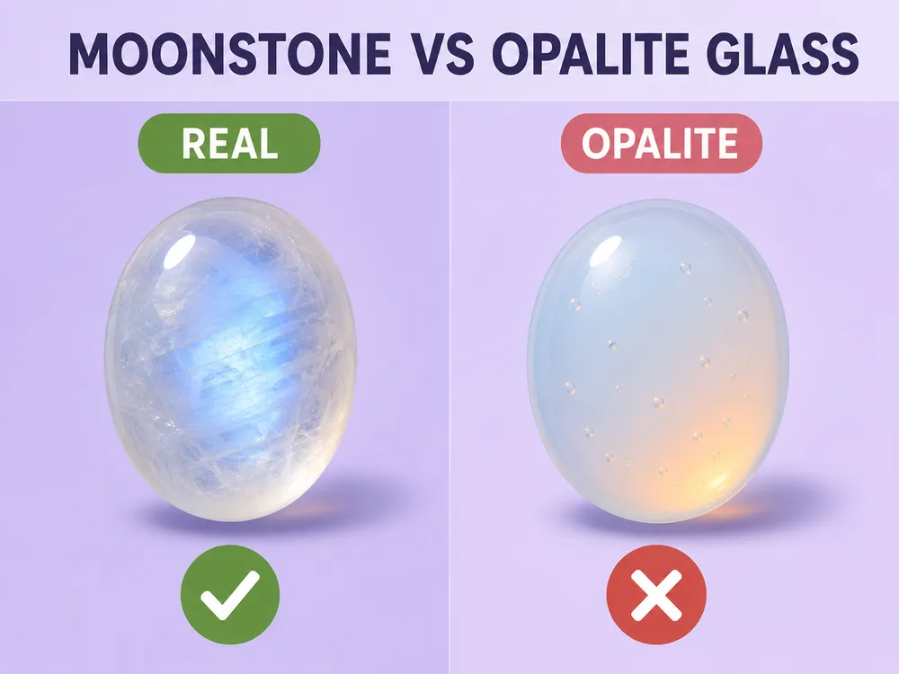 How to spot fake Moonstone at a glance