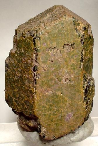 Augite, a black/brown/green mineral