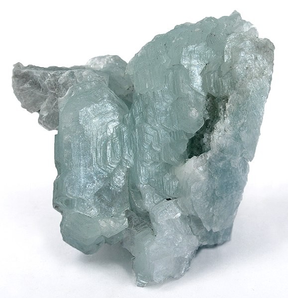 Brucite, a white/green/blue mineral
