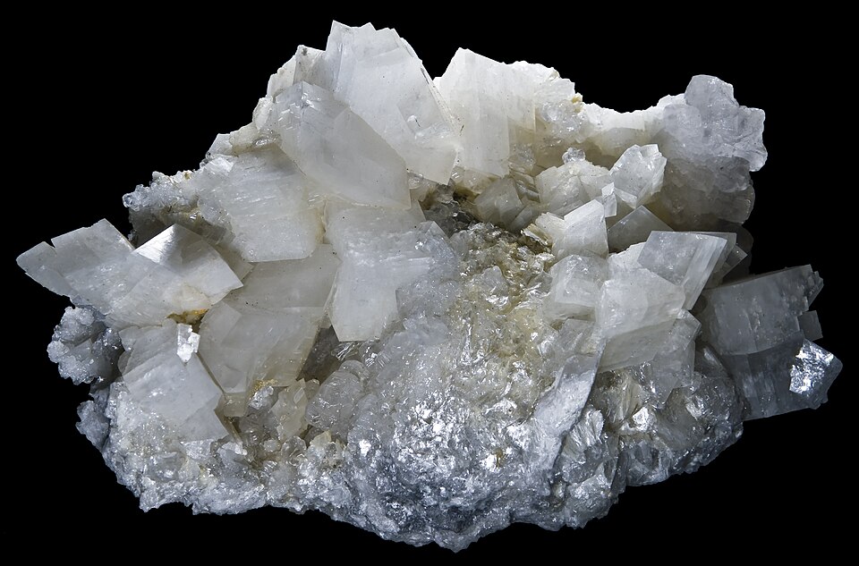 Dolomite, a white/pink/gray mineral
