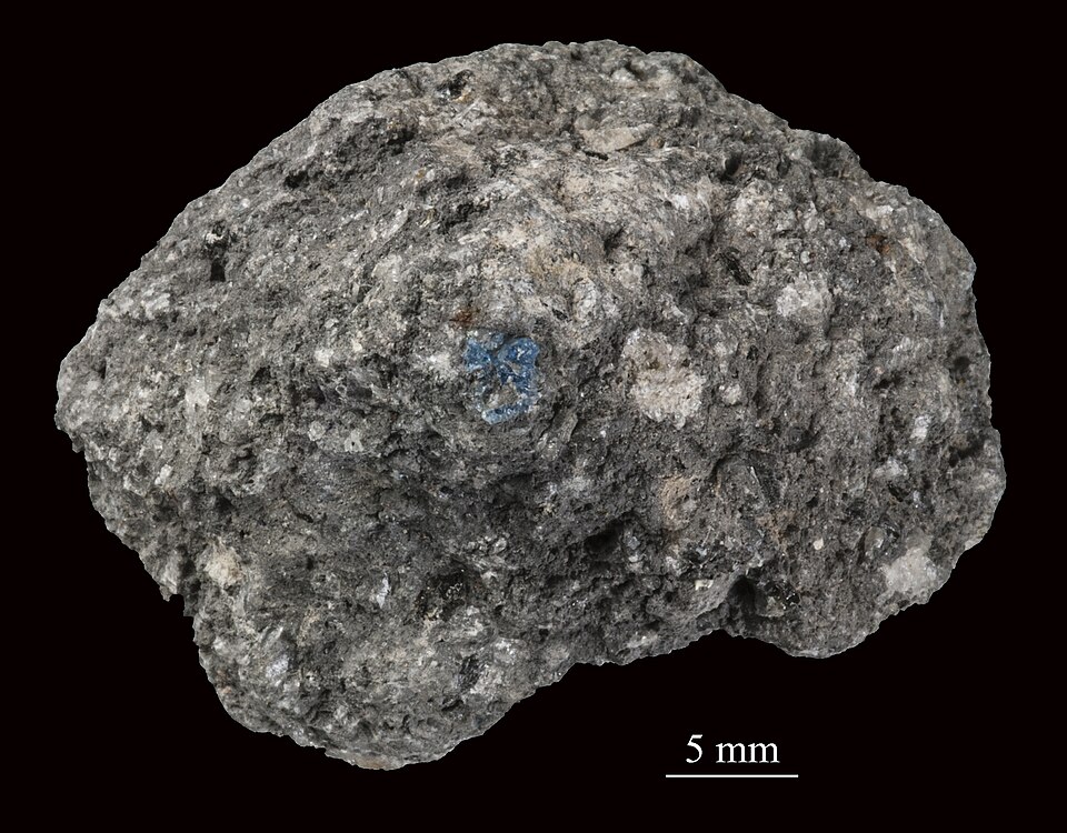 Haüyne, a blue mineral
