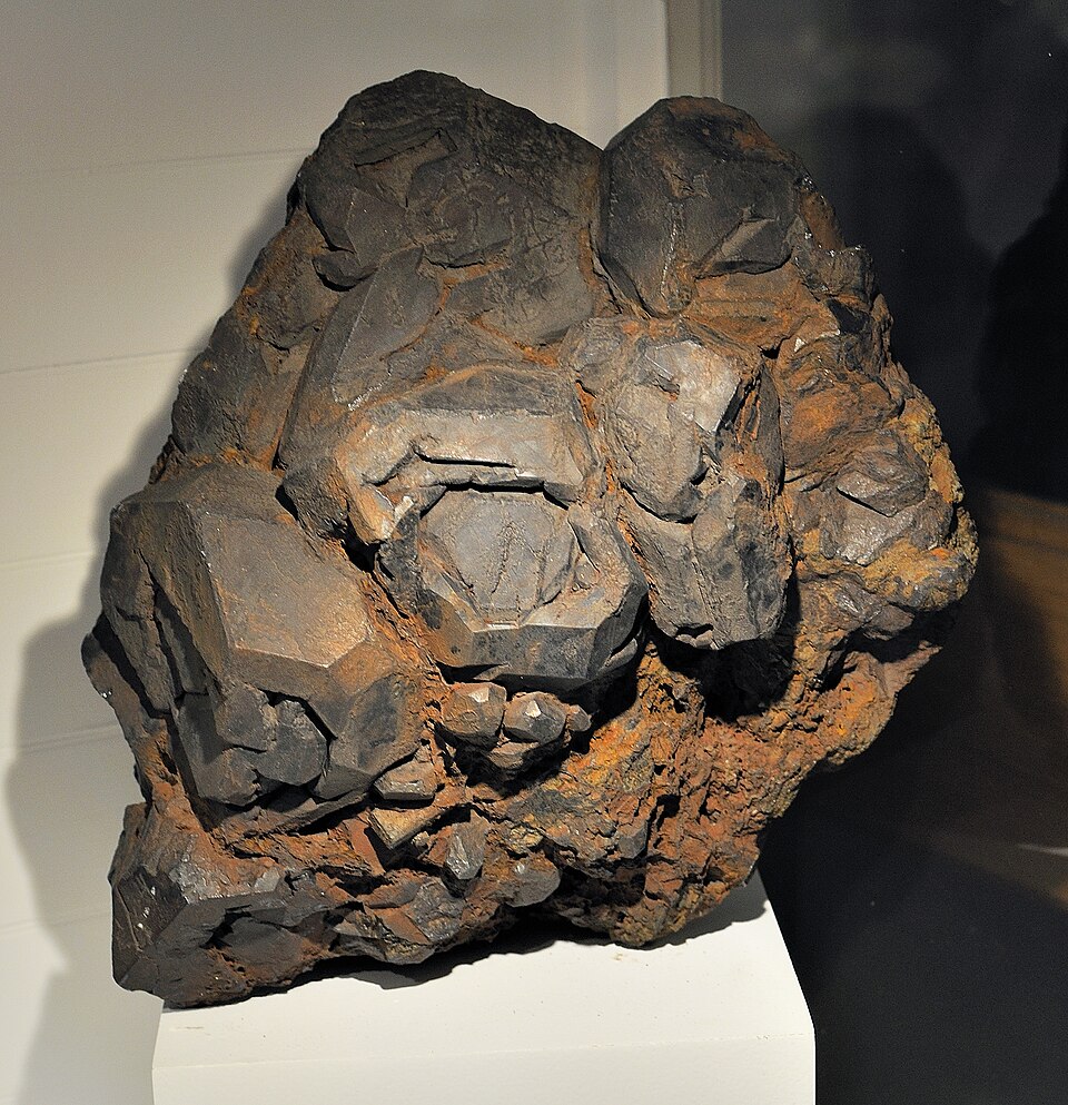 Ilmenite, a black mineral