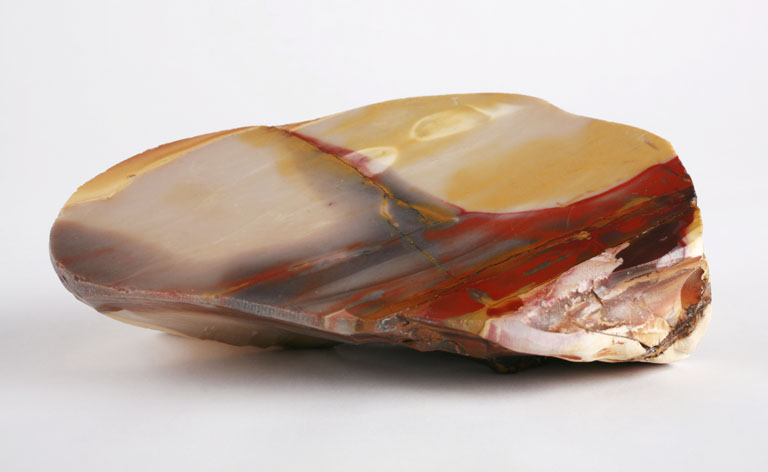 Mookaite, a red/yellow/brown variety of Chalcedony