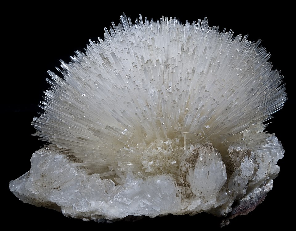 Natrolite, a white/clear mineral