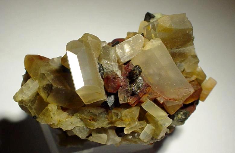 Oligoclase, a white/gray/clear mineral