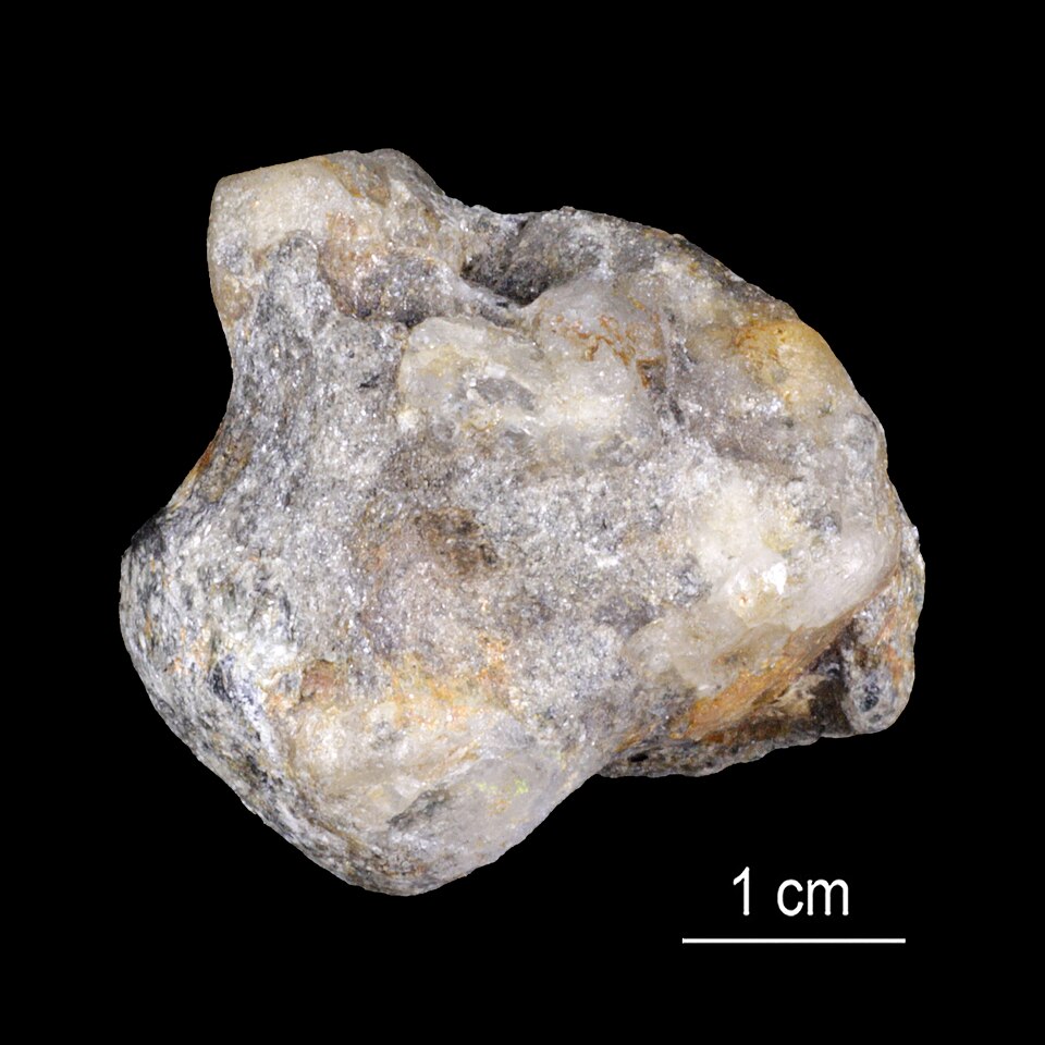 Phenakite, a clear/white mineral