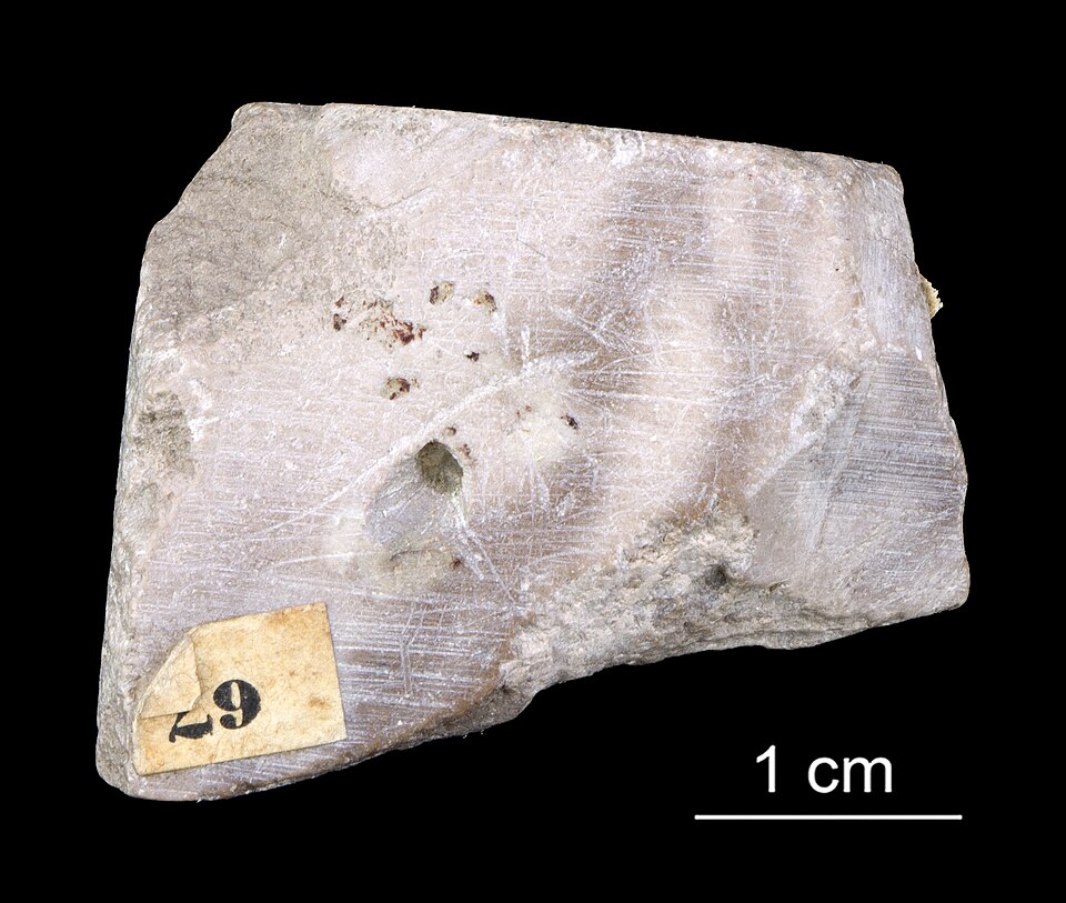 Soapstone, a gray/green/white mineral